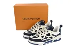 Coco Shoes Louis Vuitton LV Skate Sneaker Marine White 1AARRM - Cocoshoesvip.net