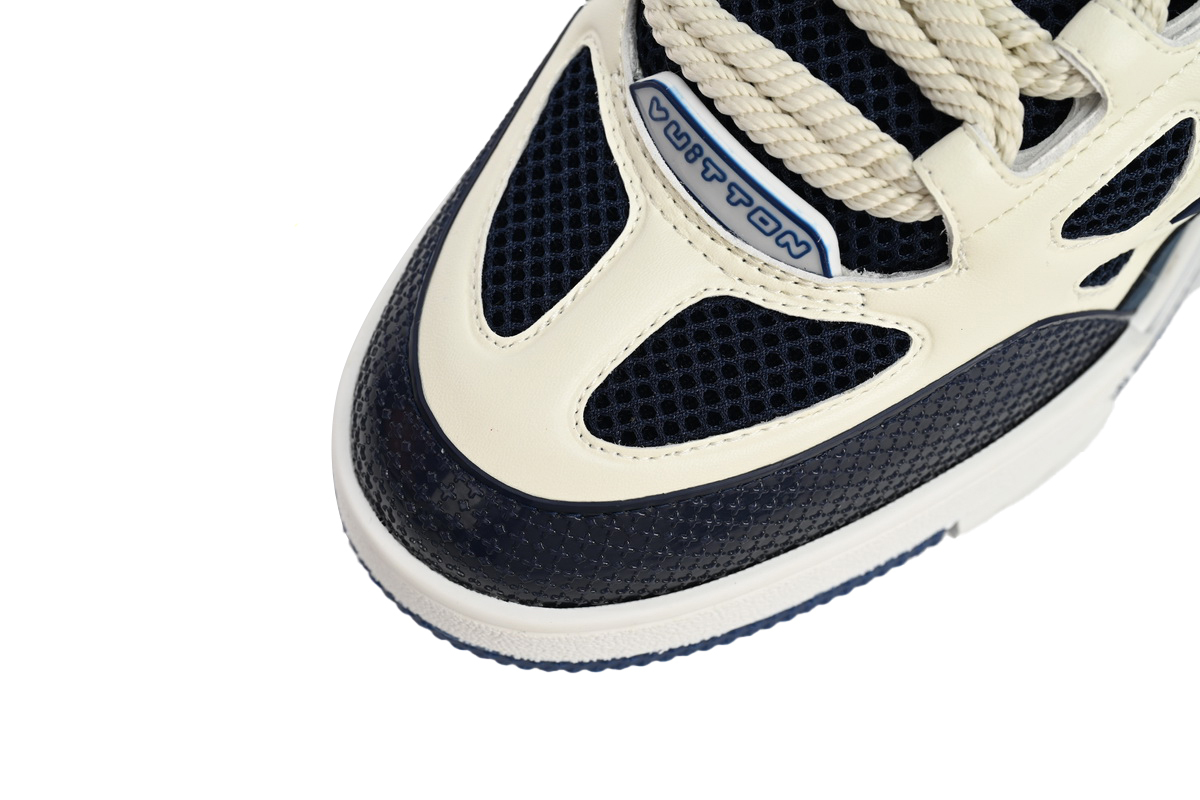 Coco Shoes Louis Vuitton LV Skate Sneaker Marine White 1AARRM - Cocoshoesvip.net