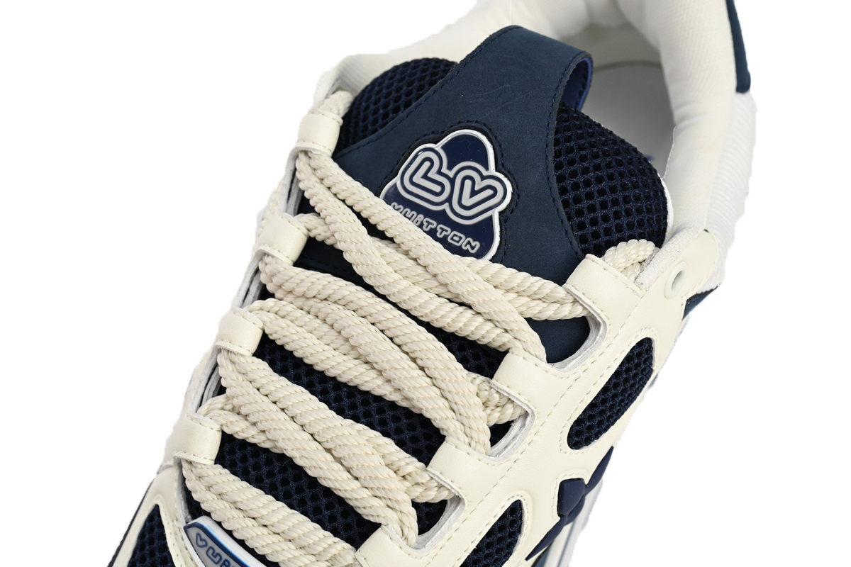 Coco Shoes Louis Vuitton LV Skate Sneaker Marine White 1AARRM - Cocoshoesvip.net