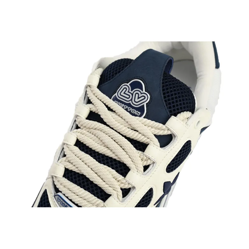 Coco Shoes Louis Vuitton LV Skate Sneaker Marine White 1AARRM - Cocoshoesvip.net