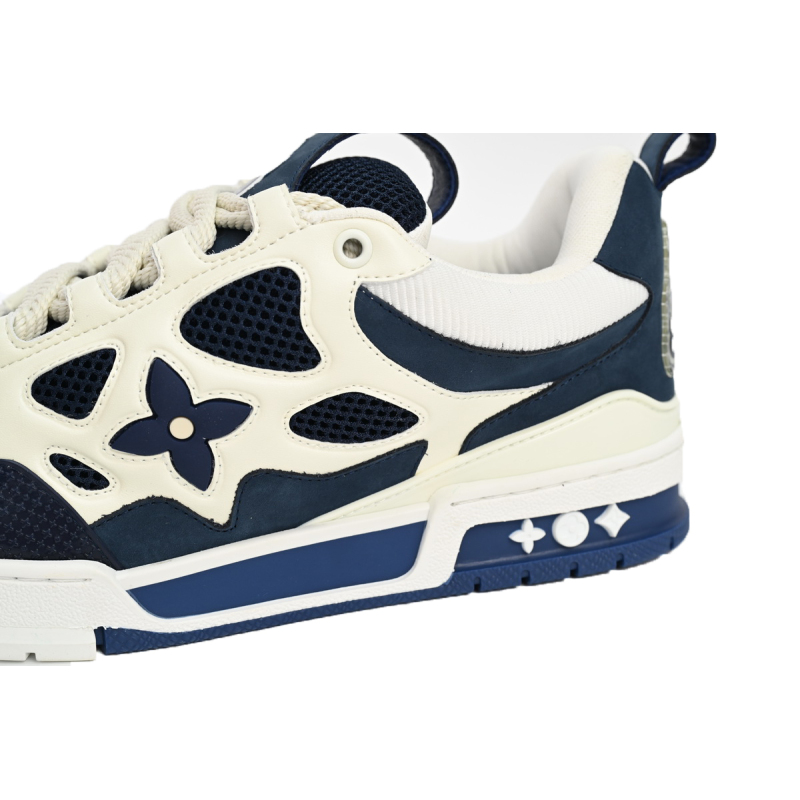 Coco Shoes Louis Vuitton LV Skate Sneaker Marine White 1AARRM - Cocoshoesvip.net