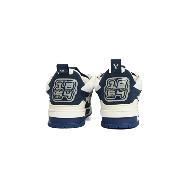 Coco Shoes Louis Vuitton LV Skate Sneaker Marine White 1AARRM - Cocoshoesvip.net