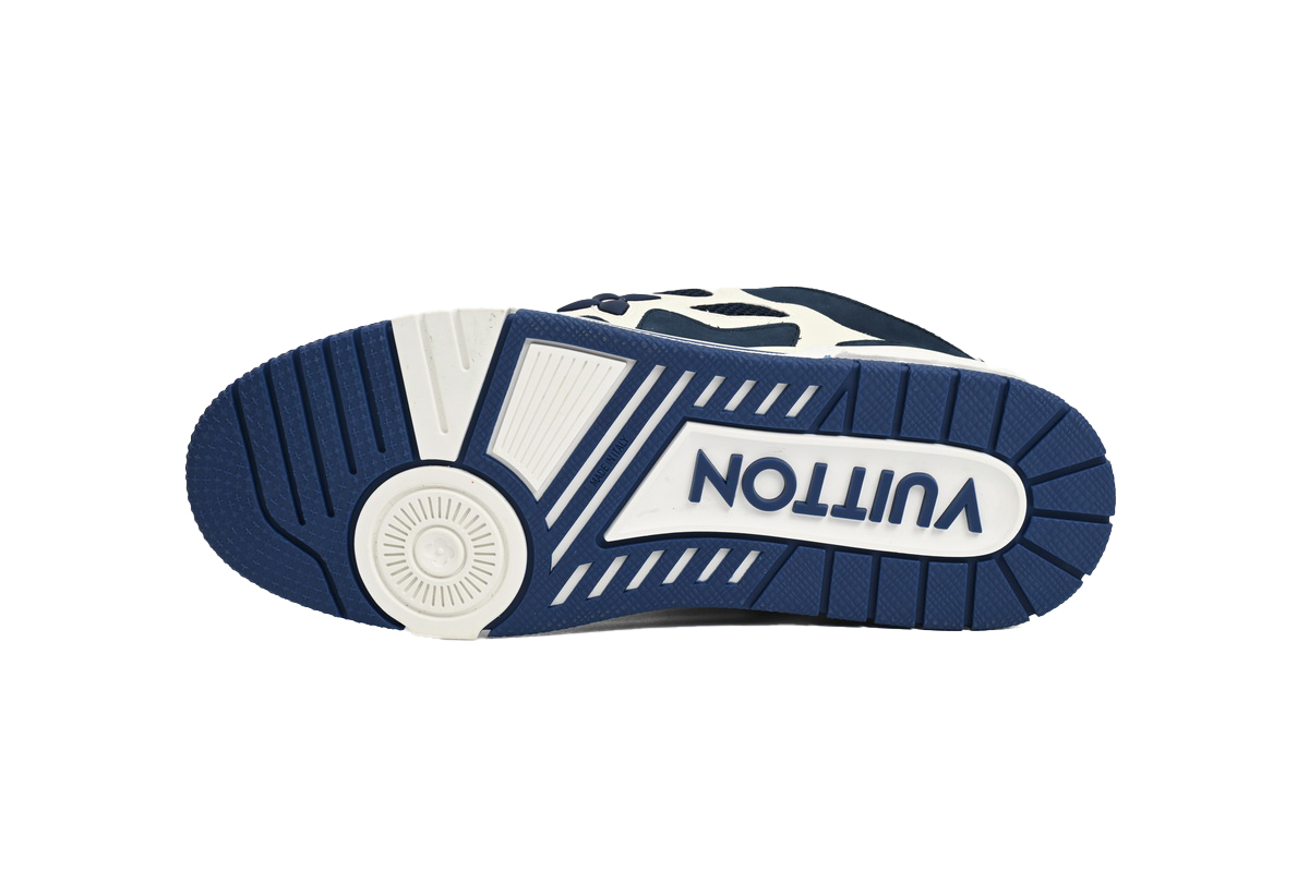 Coco Shoes Louis Vuitton LV Skate Sneaker Marine White 1AARRM - Cocoshoesvip.net