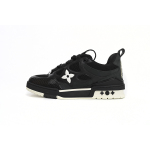 Coco Shoes Louis Vuitton LV Skate Sneaker Black White 1AARR2 - Cocoshoesvip.net