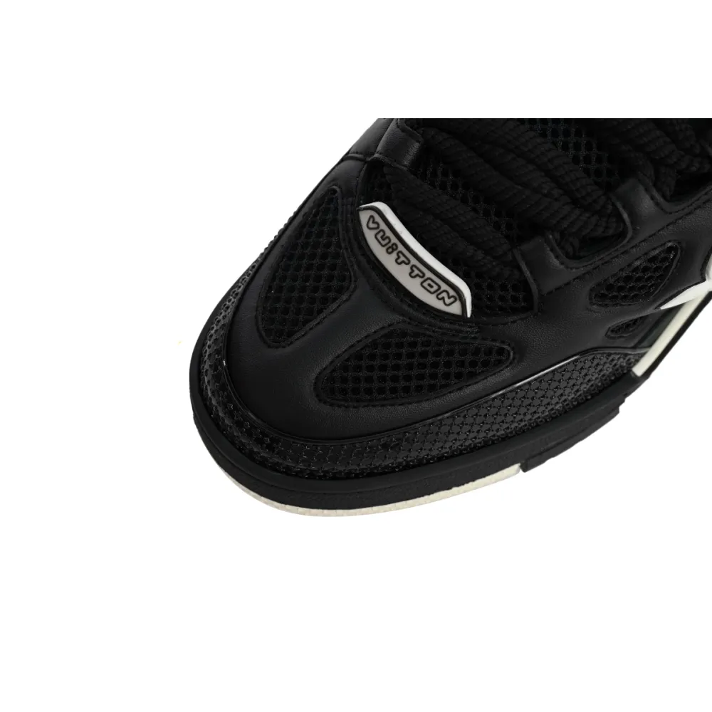 Coco Shoes Louis Vuitton LV Skate Sneaker Black White 1AARR2 - Cocoshoesvip.net