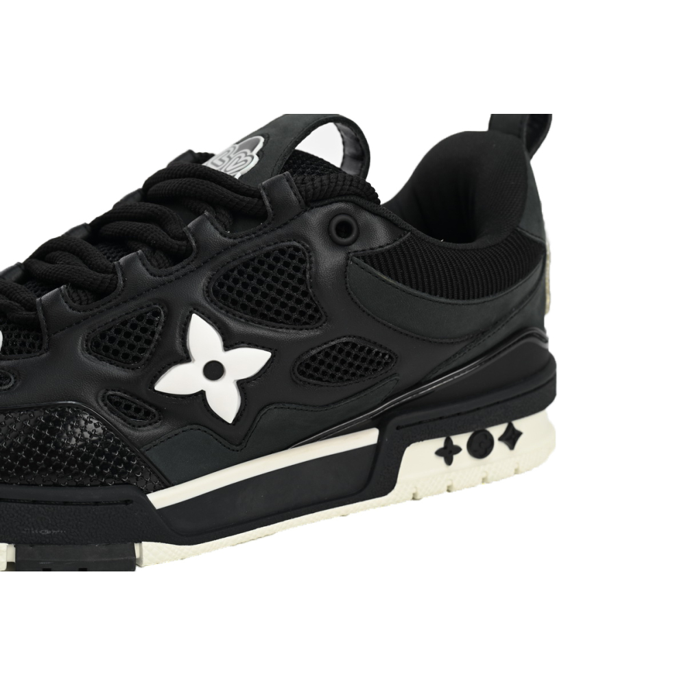 Coco Shoes Louis Vuitton LV Skate Sneaker Black White 1AARR2 - Cocoshoesvip.net