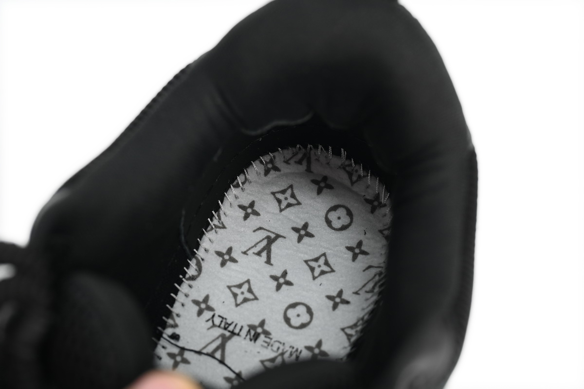 Coco Shoes Louis Vuitton LV Skate Sneaker Black White 1AARR2 - Cocoshoesvip.net