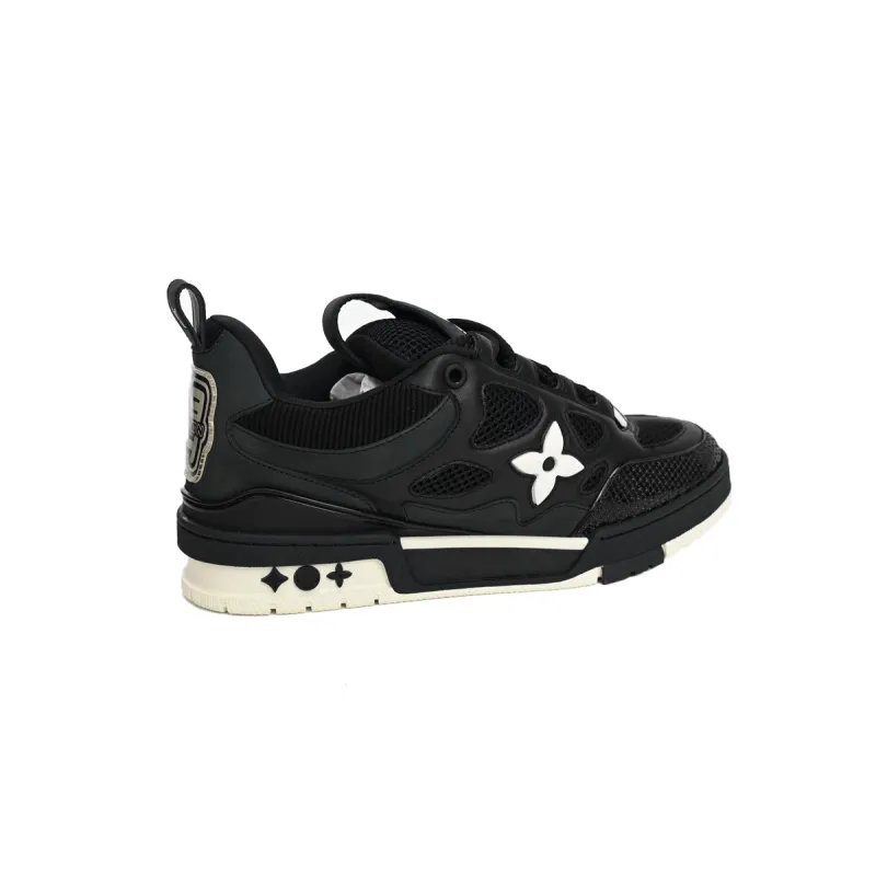 Coco Shoes Louis Vuitton LV Skate Sneaker Black White 1AARR2 - Cocoshoesvip.net