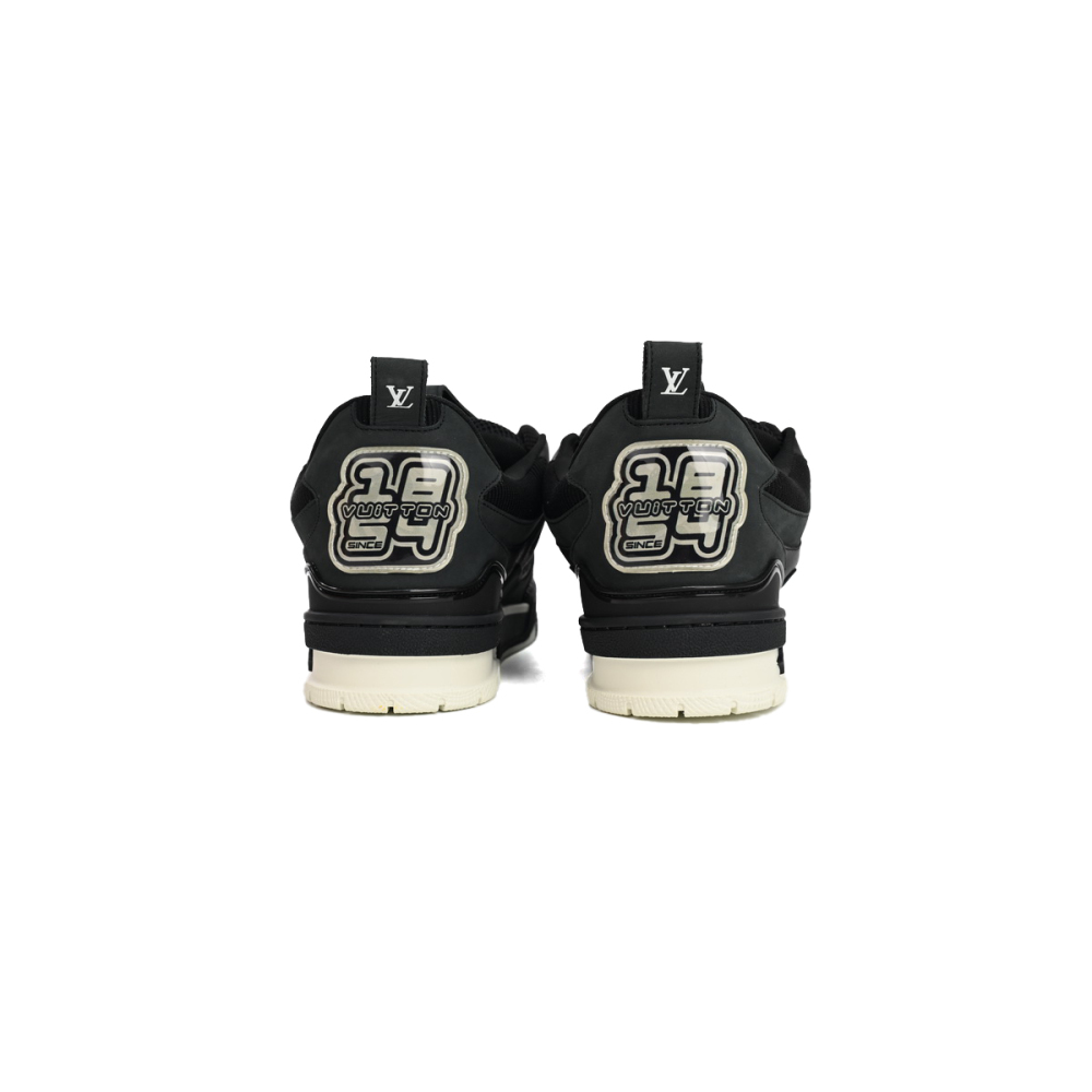 Coco Shoes Louis Vuitton LV Skate Sneaker Black White 1AARR2 - Cocoshoesvip.net