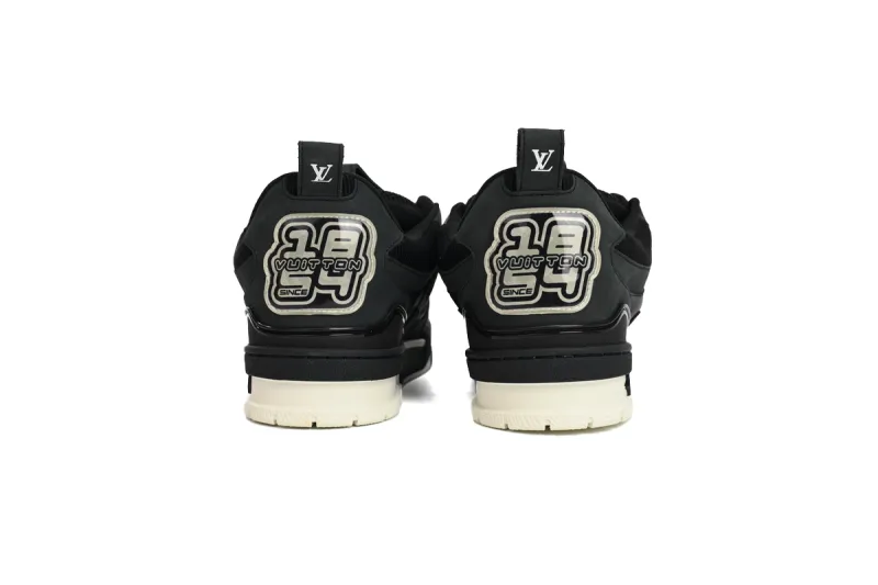 Coco Shoes Louis Vuitton LV Skate Sneaker Black White 1AARR2 - Cocoshoesvip.net