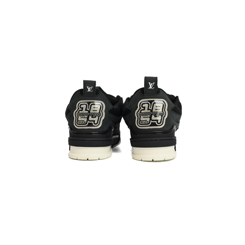 Coco Shoes Louis Vuitton LV Skate Sneaker Black White 1AARR2 - Cocoshoesvip.net