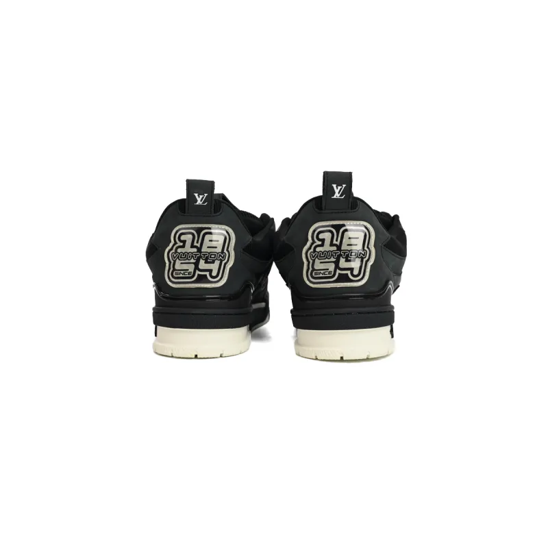 Coco Shoes Louis Vuitton LV Skate Sneaker Black White 1AARR2 - Cocoshoesvip.net
