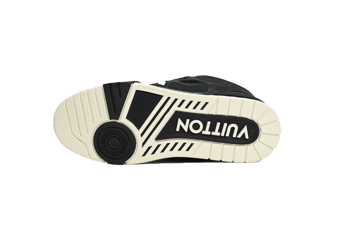 Coco Shoes Louis Vuitton LV Skate Sneaker Black White 1AARR2 - Cocoshoesvip.net