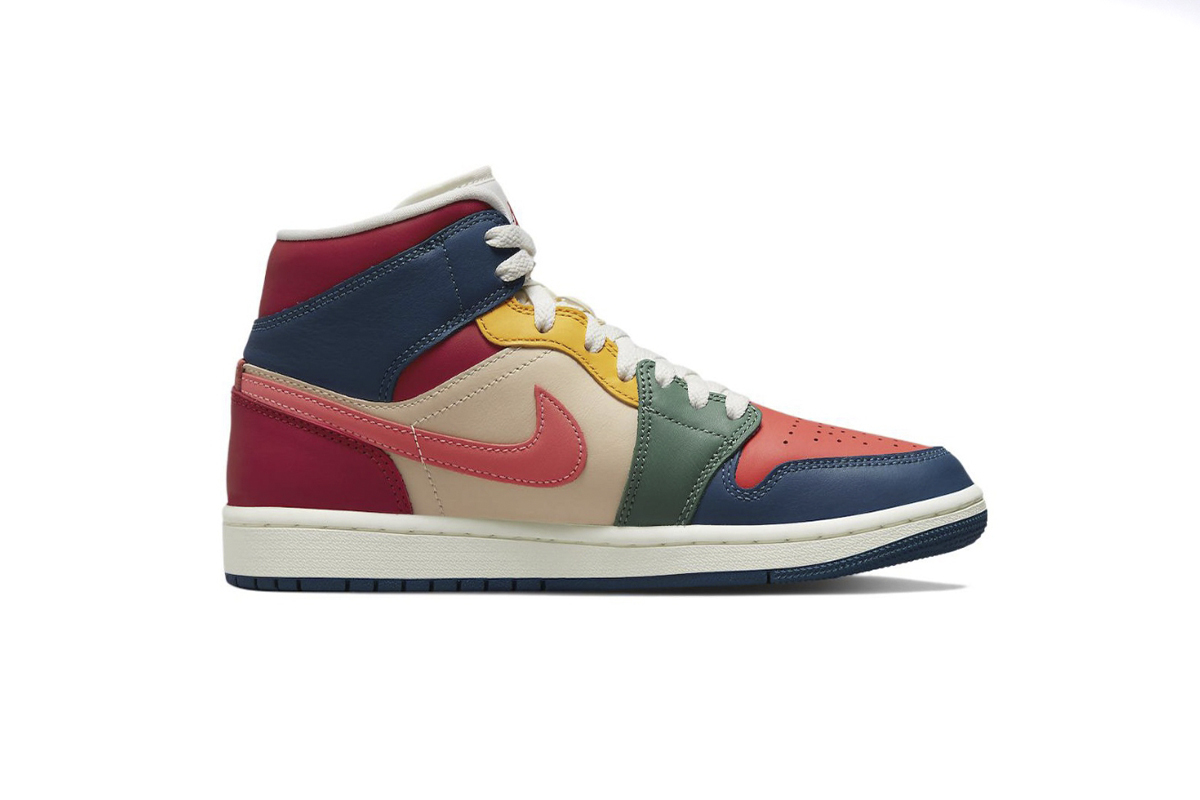 Coco Shoes Jordan 1 Mid SE Multi Color (2022) DN3738-400 - Cocoshoesvip.net