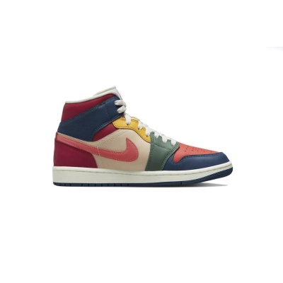 Coco Shoes Air Jordan 1 Mid SE Multi Color (2022) DN3738-400 02