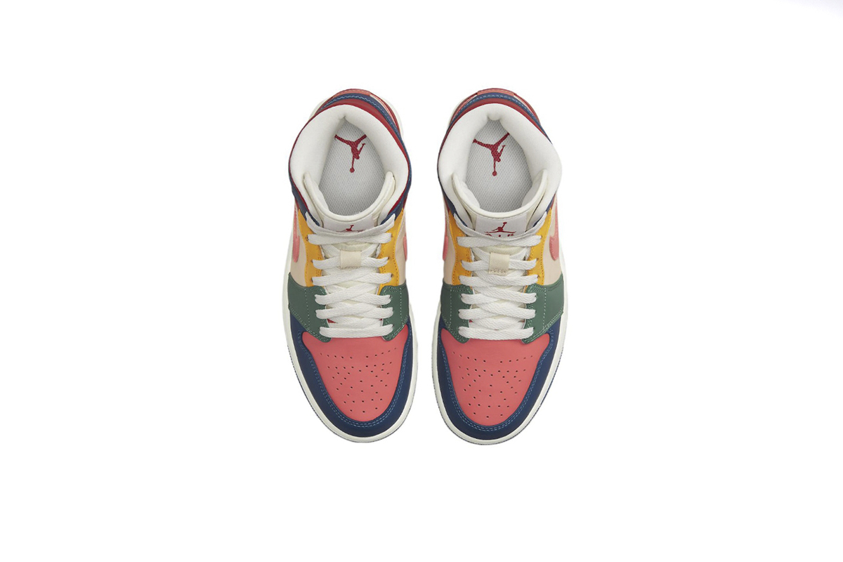 Coco Shoes Jordan 1 Mid SE Multi Color (2022) DN3738-400 - Cocoshoesvip.net