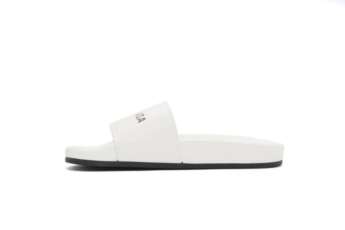 Coco Shoes Balenciaga Pool Slide White 565826 W1S80 9034 / 565826 W1S83 9034 - Cocoshoesvip.net