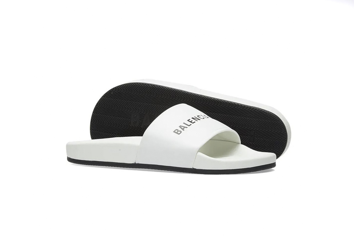Coco Shoes Balenciaga Pool Slide White 565826 W1S80 9034 / 565826 W1S83 9034 - Cocoshoesvip.net