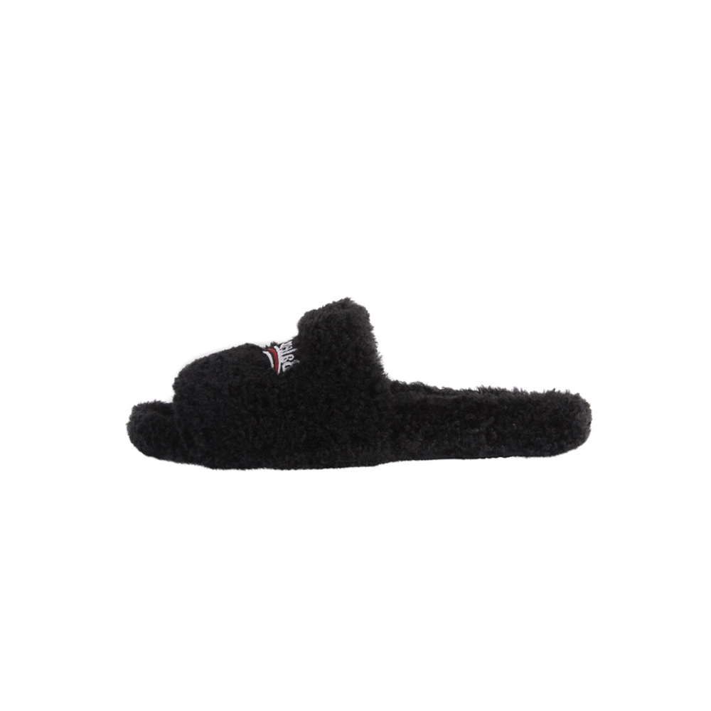 Coco Shoes Balenciaga Furry Slide Black 654747W2D011096 - Cocoshoesvip.net