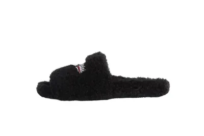 Balenciaga Furry Slide Black 654747W2D011096 01
