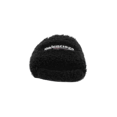 Balenciaga Furry Slide Black 654747W2D011096 02
