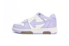 Off-White Out Of Office Calf Leather White Lilac OWIA259R21LEA0010131
