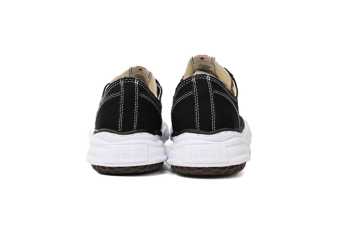 Coco Shoes Maison Mihara Yasuhiro Hank OG Sole Canvas Low Black A05FW702 NO.722 - Cocoshoesvip.net