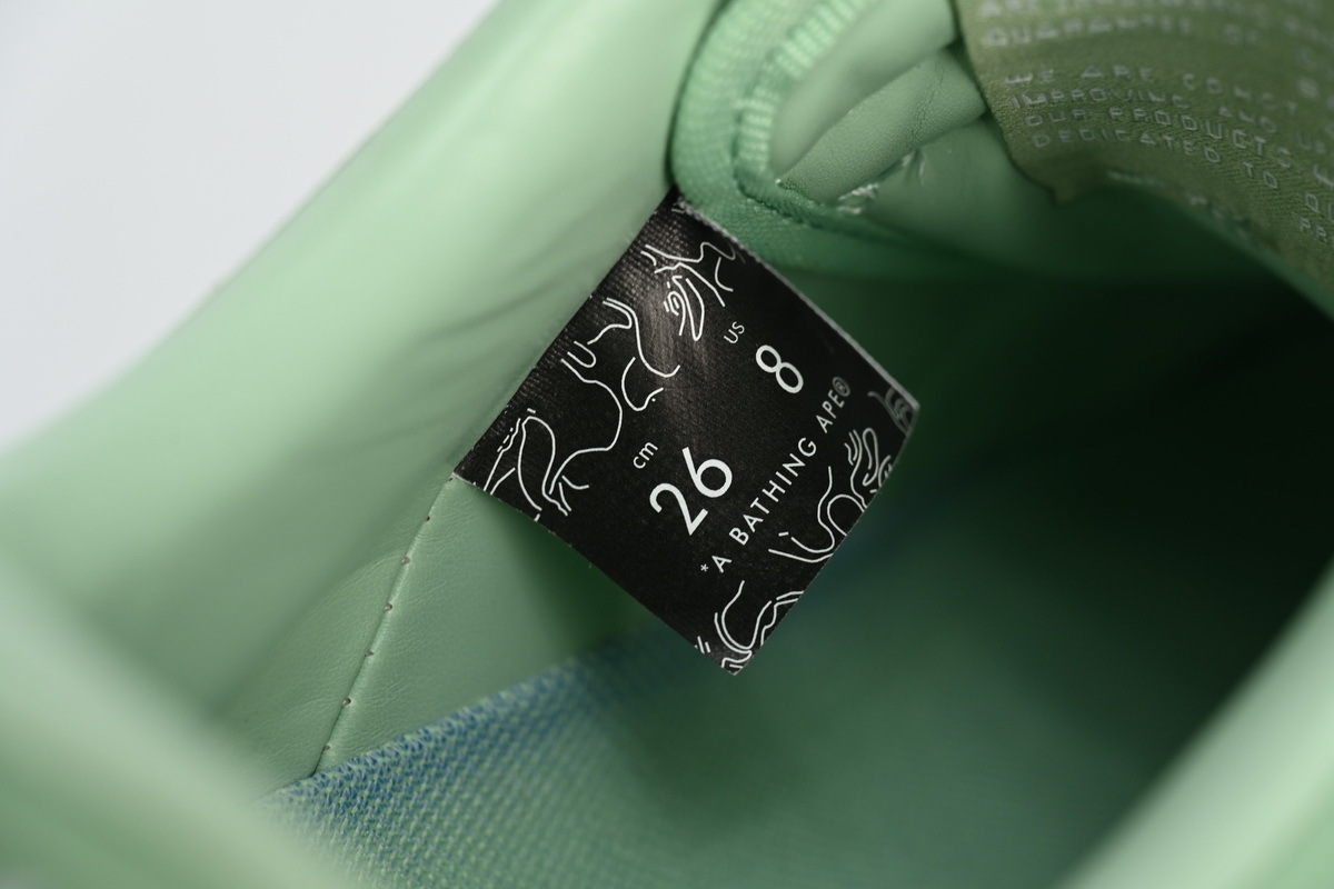 Coco Shoes A Bathing Ape Bape Sta Low Apple Green 0ZXSH-M191-006K - Cocoshoesvip.net