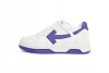 Off-White Out Of Office OOO Low Tops White Purple OMIA189F22LEA0010135