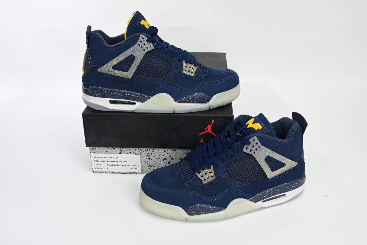 Coco Shoes Air Jordan 4 Retro Michigan AJ4-1036660 - Cocoshoesvip.net