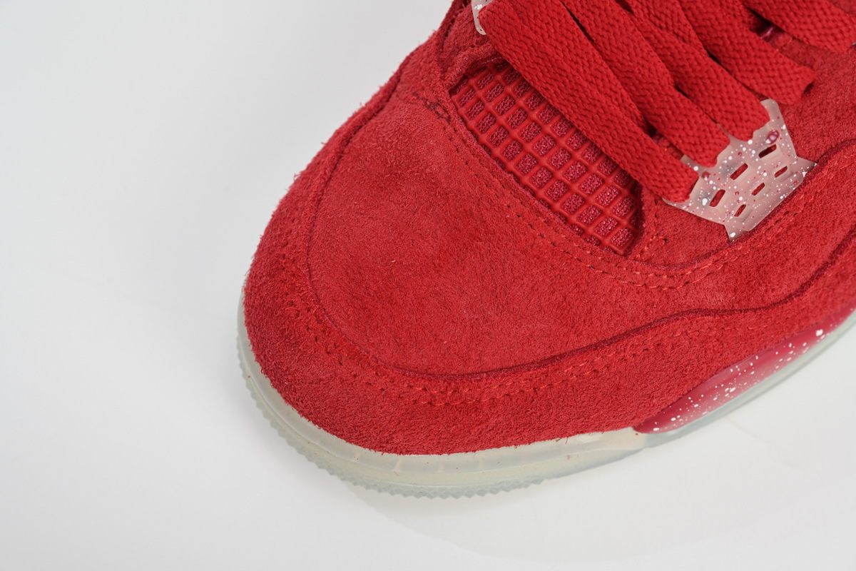 Coco Shoes Air Jordan 4 Retro Wine red ink splashing 904282 - Cocoshoesvip.net