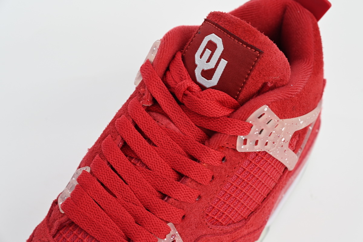 Coco Shoes Air Jordan 4 Retro Wine red ink splashing 904282 - Cocoshoesvip.net