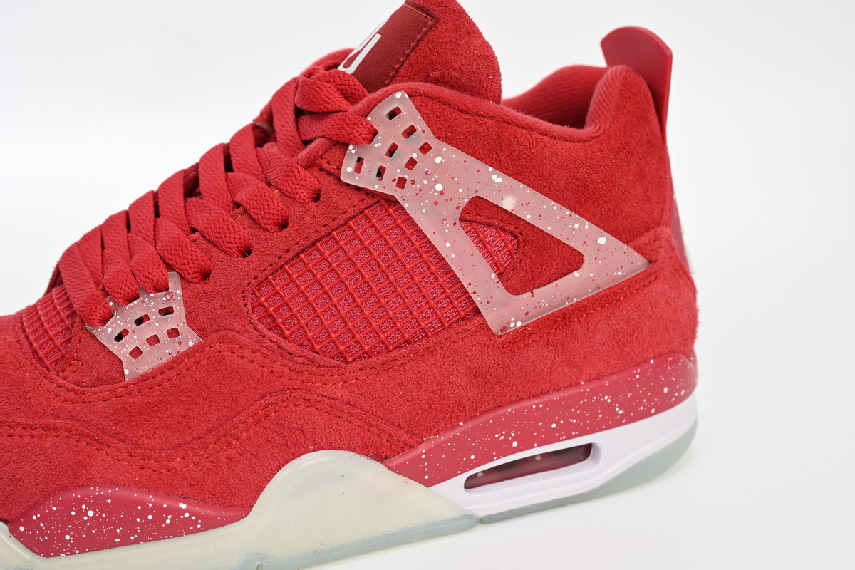 Coco Shoes Air Jordan 4 Retro Wine red ink splashing 904282 - Cocoshoesvip.net