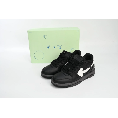 Off-White Out Of Office Black White OMIA189R21LEA0011001 02