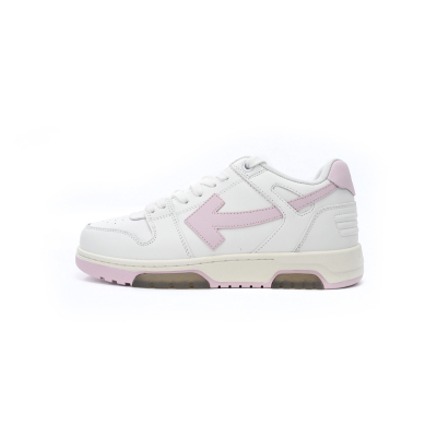 Off-White Out Of Office OOO Low Tops White Pink OFIA259F21LEA0010130 01