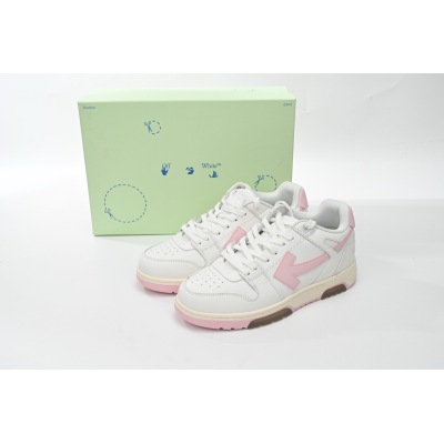 Off-White Out Of Office OOO Low Tops White Pink OFIA259F21LEA0010130 02