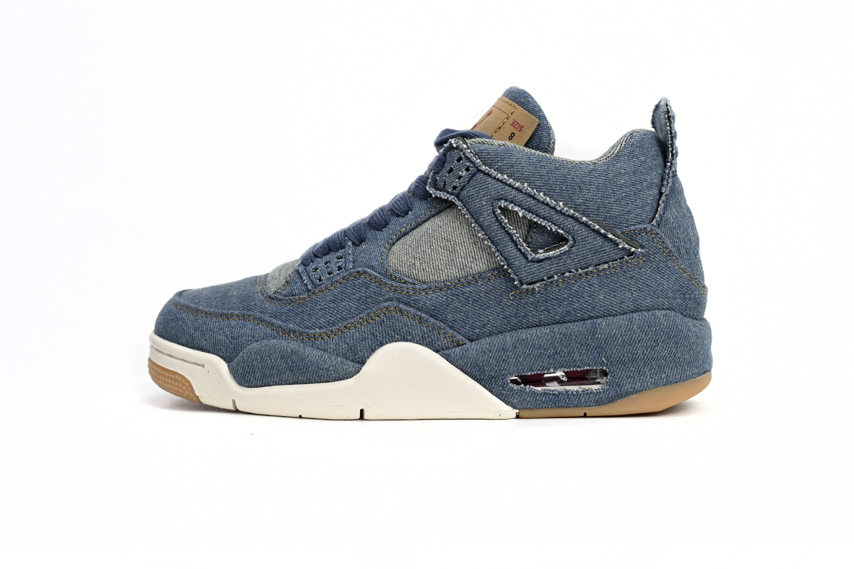 Coco Shoes Jordan 4 Retro Levi's Denim (Tag with Levi's Logo) AO2571-401 - Cocoshoesvip.net