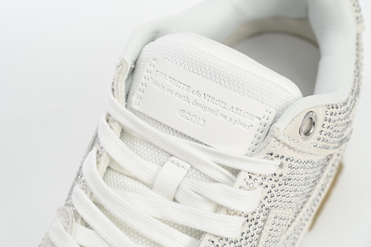 Coco Shoes OFF-WHITE Out Of Office Low Tops Strass OWIA259S23LEA0080101 - Cocoshoesvip.net