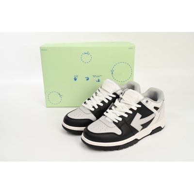Off-White Out Of Office OOO Low Tops Light Grey Black OMIA189F22LEA0010709 02