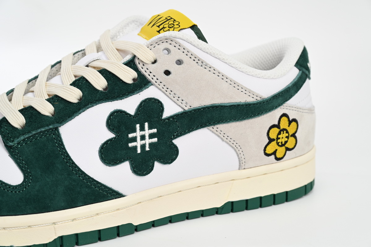 Coco Shoes Nike SB Dunk Low WTP"MOSS" DUNK White Green 124-93-034 - Cocoshoesvip.net