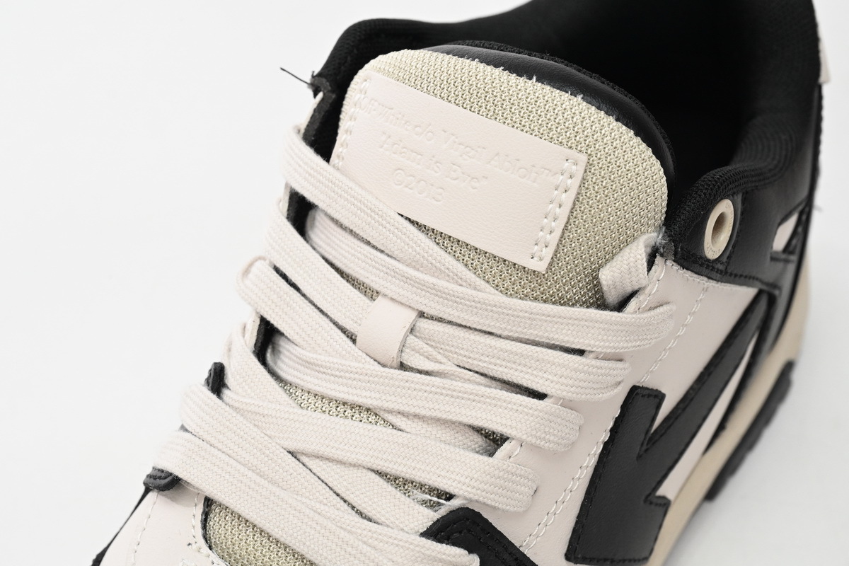 Coco Shoes OFF-WHITE OOO Low Out Of Office Black Beige White OWIA259S21LEA0016110 - Cocoshoesvip.net
