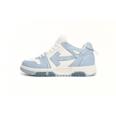 Off-White Out Of Office Sartorial Stitching White Blue OMIA189S23LEA2222222 01