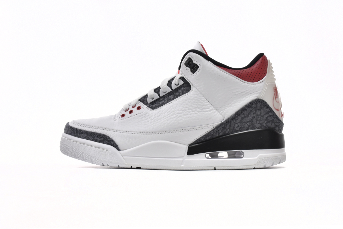 Coco Shoes Jordan 3 Retro SE Fire Red Denim CZ6634-100 - Cocoshoesvip.net