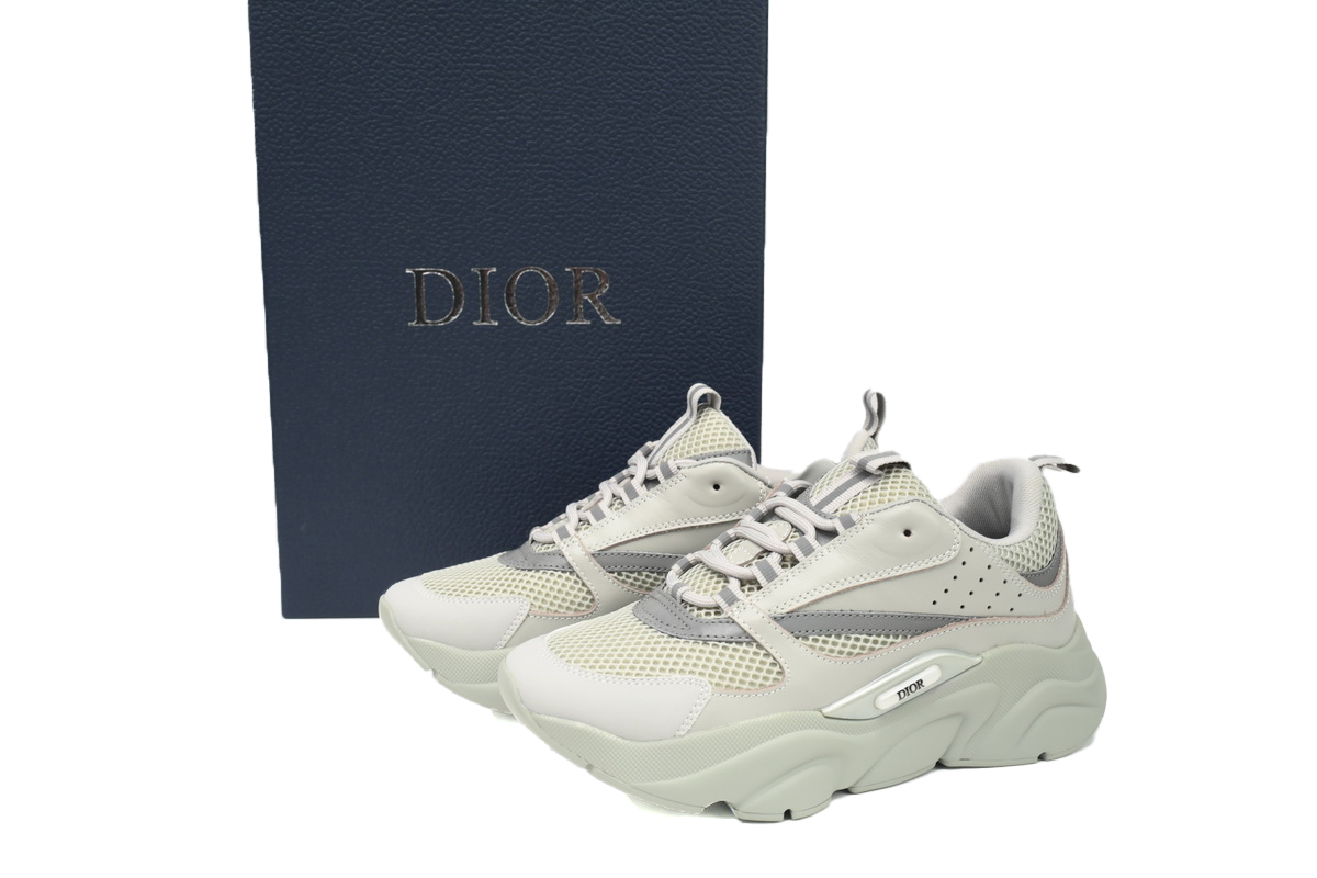 Coco Shoes Dior B22 Triple Grey 3SN231YKA804 - Cocoshoesvip.net