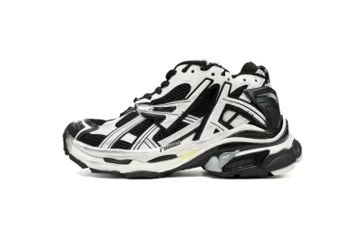 Balenciaga Runner White Black White 677403W3RB29010 01