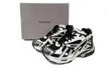 Coco Shoes Balenciaga Runner White Black White 677403W3RB29010 - Cocoshoesvip.net
