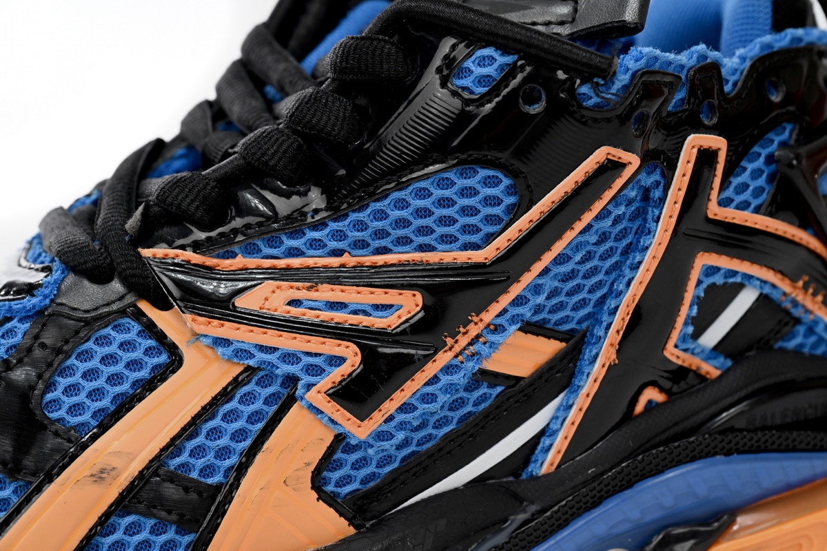 Coco Shoes Balenciaga Runner Blue Orange Black 677403W3RB34719 - Cocoshoesvip.net