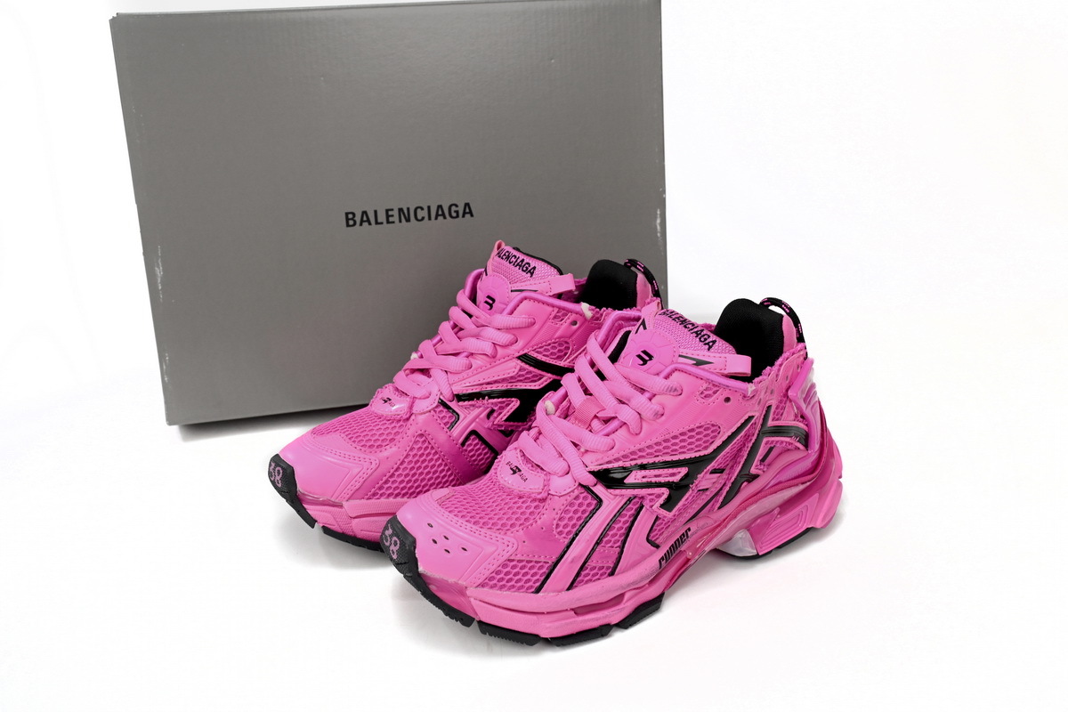 Coco Shoes Balenciaga Runner Fuchsia Pink 677402W3RB25510 - Cocoshoesvip.net