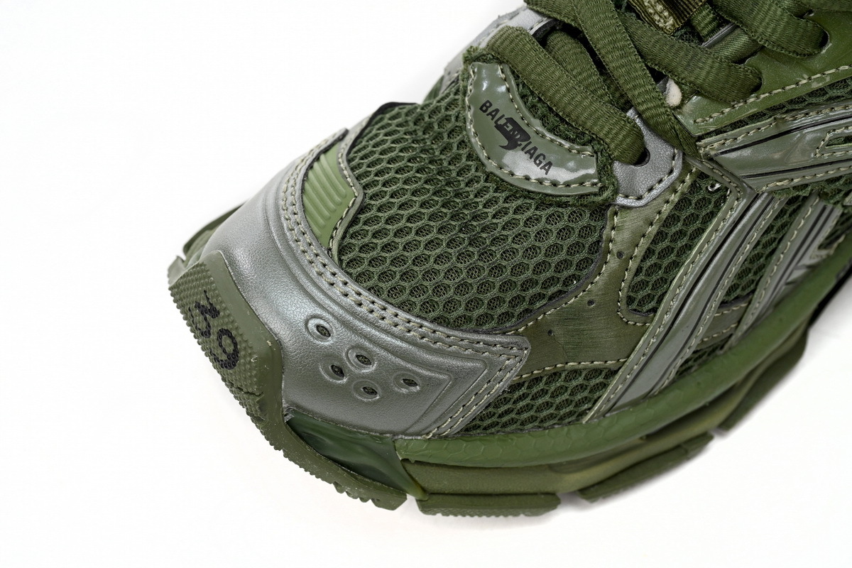 Coco Shoes Balenciaga Runner Army Green 677402 W1RN3 2025 - Cocoshoesvip.net