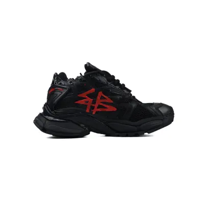 Balenciaga Runner Graffiti Black Red 677403W3RBQ1060 02